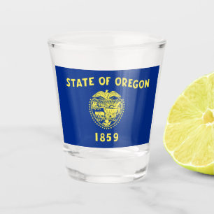 Vaso De Chupito Bandera de Oregón