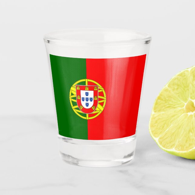 Vaso De Chupito Bandera de Portugal (Anverso)