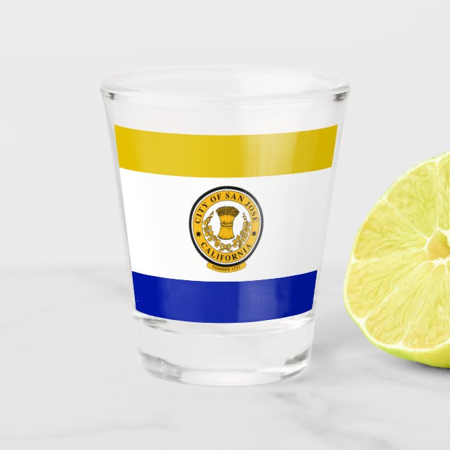 Vaso De Chupito Bandera de San José (Anverso)