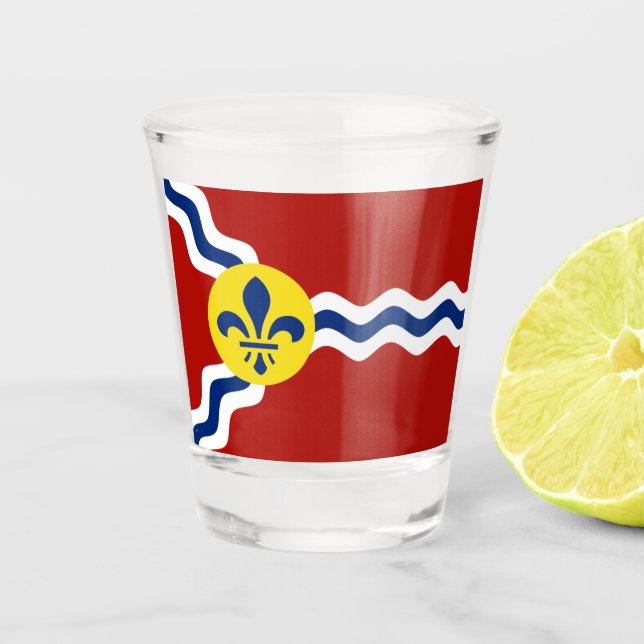 Vaso De Chupito Bandera de San Luis (Anverso)