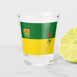 Vaso De Chupito Bandera de Saskatchewan