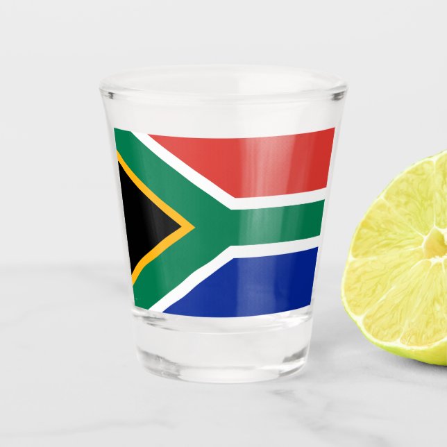 Vaso De Chupito Bandera de Sudáfrica (Anverso)