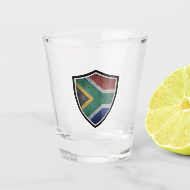 Vaso De Chupito Bandera de Sudáfrica (Anverso)