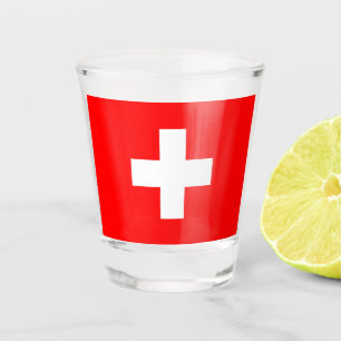 Vaso De Chupito Bandera de Suiza