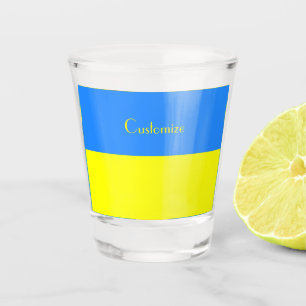 Vaso De Chupito Bandera de Ucrania azul Thunder_Cove 