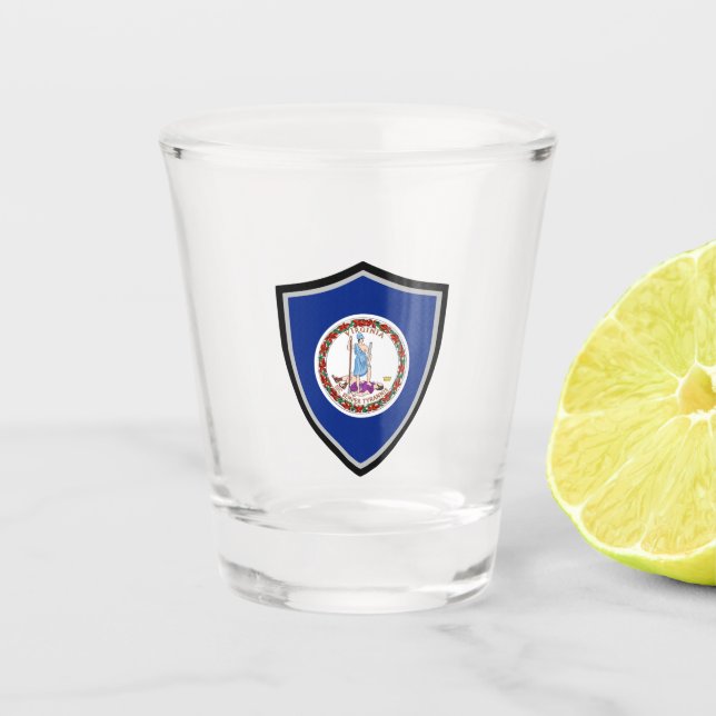 Vaso De Chupito Bandera de Virginia (Anverso)