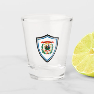 Vaso De Chupito Bandera de Virginia Occidental