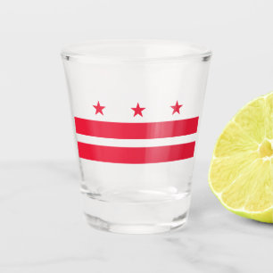 Vaso De Chupito Bandera de Washington D.C. (Distrito de Columbia)