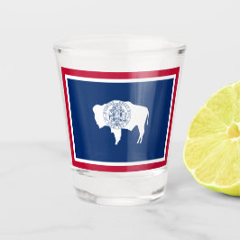Vaso De Chupito Bandera de Wyoming