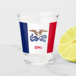 Vaso De Chupito Bandera del estado de Iowa