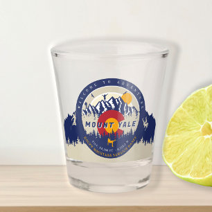 Vaso De Chupito Bandera del Monte Yale Colorado 14ers Escalada de