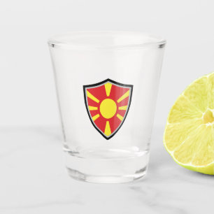 Vaso De Chupito Bandera del Norte de Macedonia