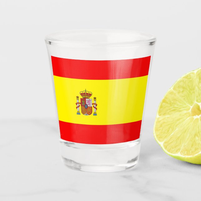 Vaso De Chupito Bandera española (Anverso)