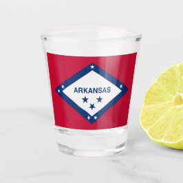 Vaso De Chupito Bandera Estatal de Arkansas