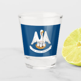 Vaso De Chupito Bandera Estatal de Luisiana