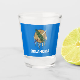 Vaso De Chupito Bandera estatal de Oklahoma