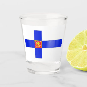 Vaso De Chupito Bandera finlandesa
