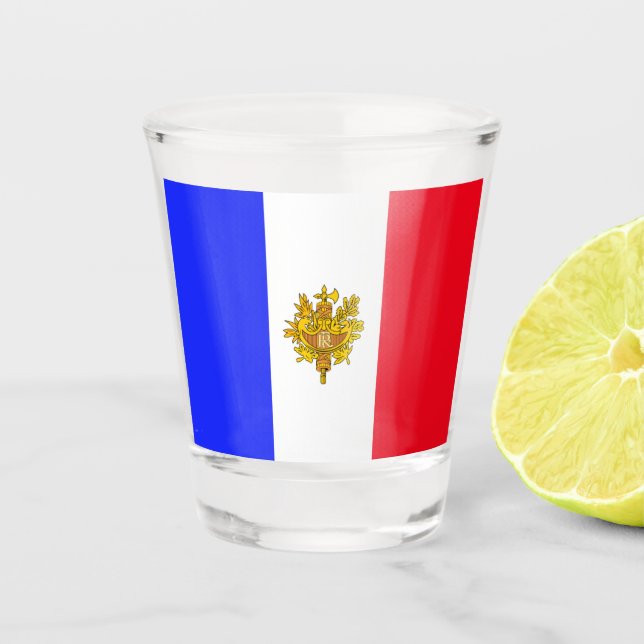 Vaso De Chupito Bandera francesa (Anverso)