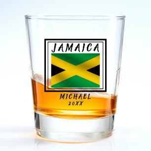 Vaso De Chupito Bandera jamaiquina