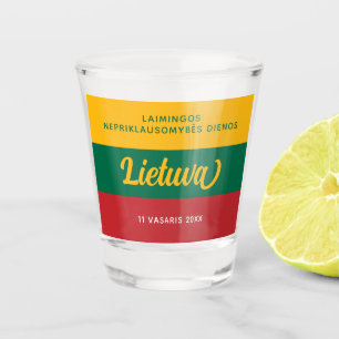 Vaso De Chupito Bandera nacional del Día de la Independencia de Li