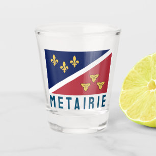 Vaso De Chupito Bandera (no oficial) de Metairie, Luisiana