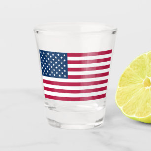 Vaso De Chupito Bandera patriótica Estados Unidos de América USA