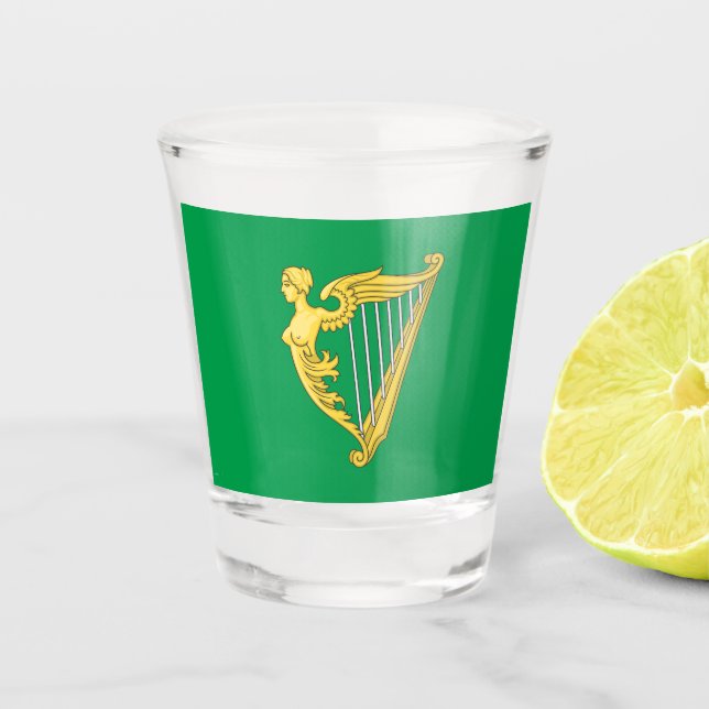 Vaso De Chupito Bandera republicana irlandesa (Anverso)