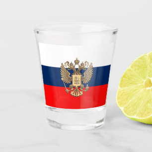 Vaso De Chupito Bandera rusa