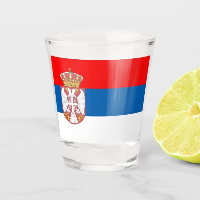 Vaso De Chupito Bandera servia (Anverso)