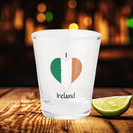 Vaso De Chupito Bandera tricolor irlandesa