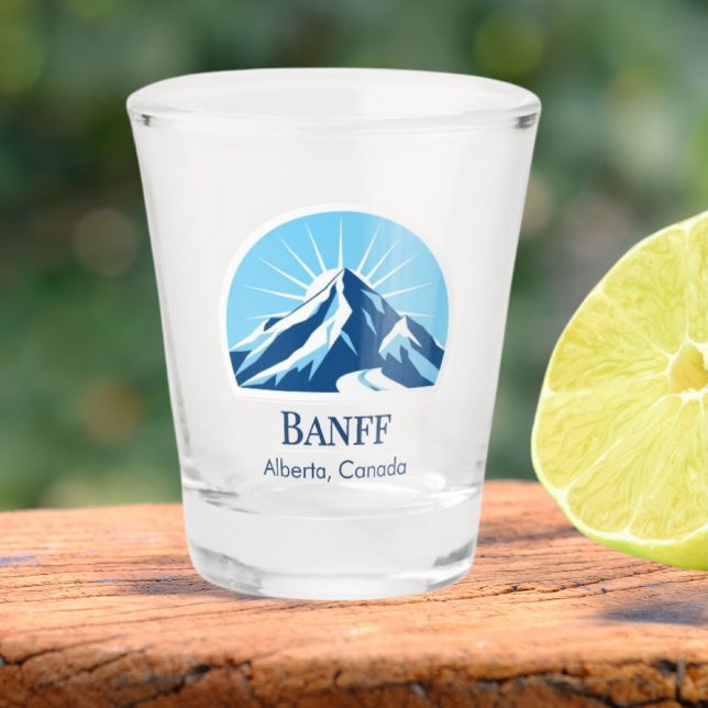 Vaso de chupito Banff Alberta Canadá (Subido por el creador)