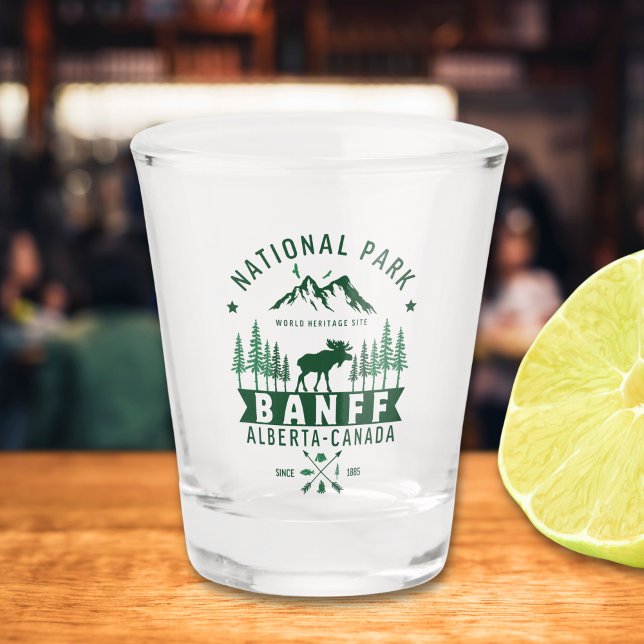 Vaso De Chupito Banff National Park Beautiful Landscape (Subido por el creador)