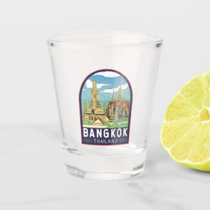 Vaso De Chupito Bangkok Tailandia: El emblema retro de viajes