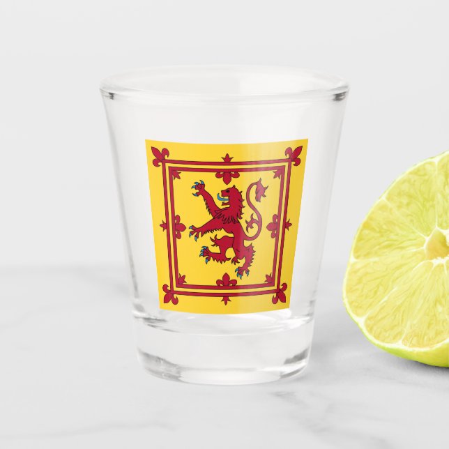 Vaso De Chupito Banner real - Escocia (Anverso)