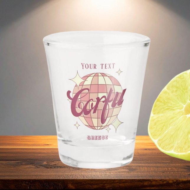 Vaso De Chupito Bar de bebidas Corfu Grecia (Subido por el creador)