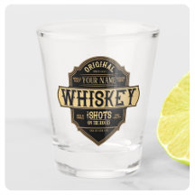 Bar de Etiquetas de Licor de Whisky Personalizado 
