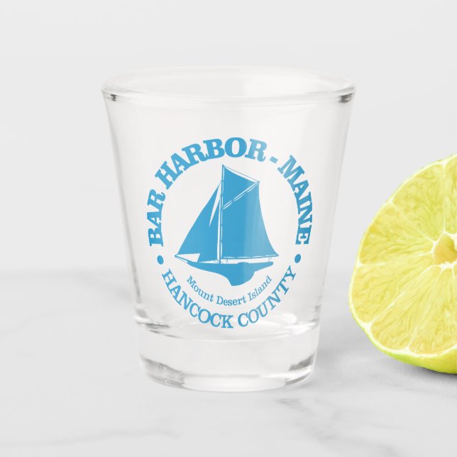 Vaso De Chupito Bar Harbor (escuela) (Anverso)
