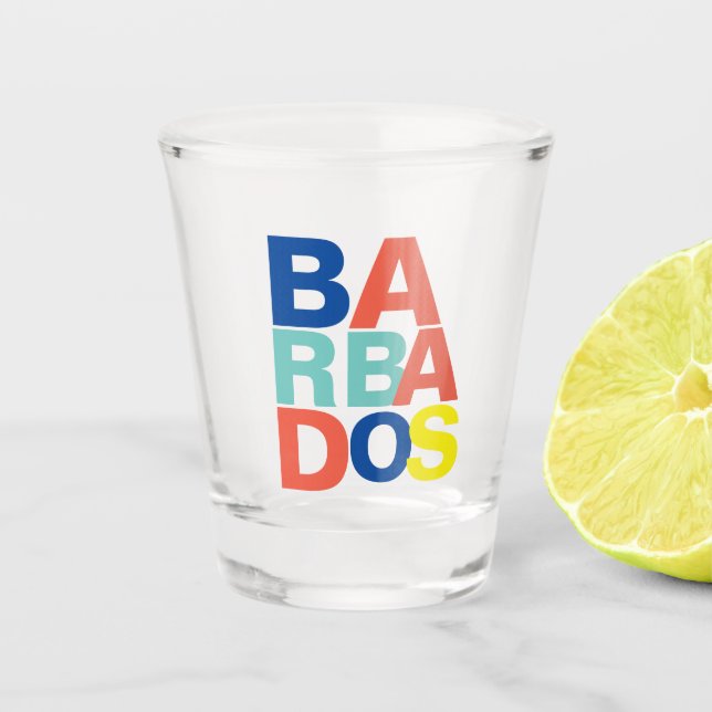 Vaso De Chupito Barbados (Anverso)