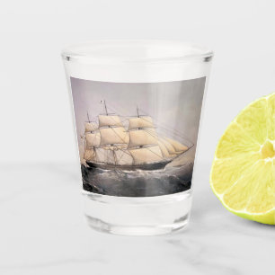Vaso De Chupito Barco Clipper Ciudad de Adelaida siglo XIX