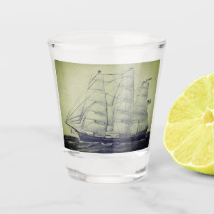 Vaso De Chupito Barco Clipper Young America 1853