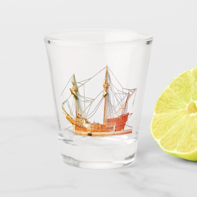 Vaso De Chupito Barco pirata San Salvador (Anverso)