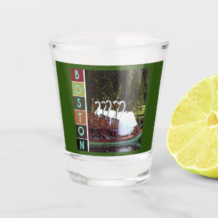 Vaso De Chupito Barcos de cisnes en verano
