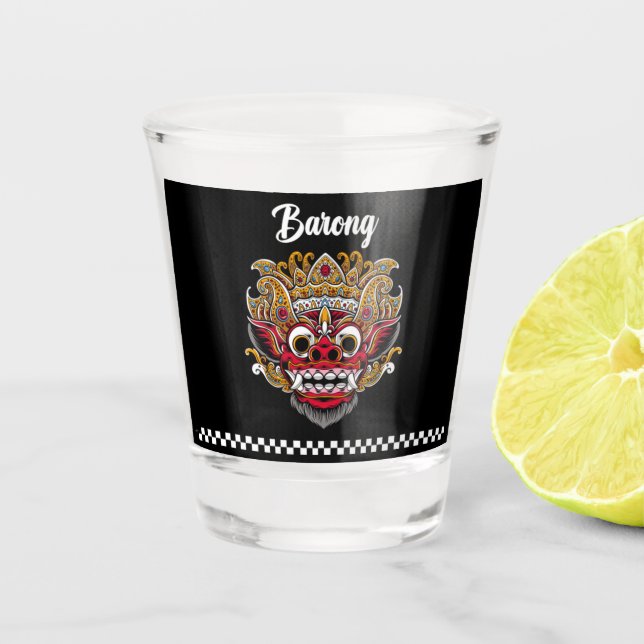 Vaso De Chupito Barong Bali (Anverso)