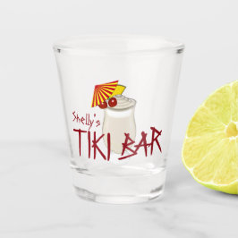 Vaso De Chupito Barra Tiki de nombres personalizados