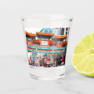 Vaso De Chupito Barrio Chino en Washington DC. EE.UU.