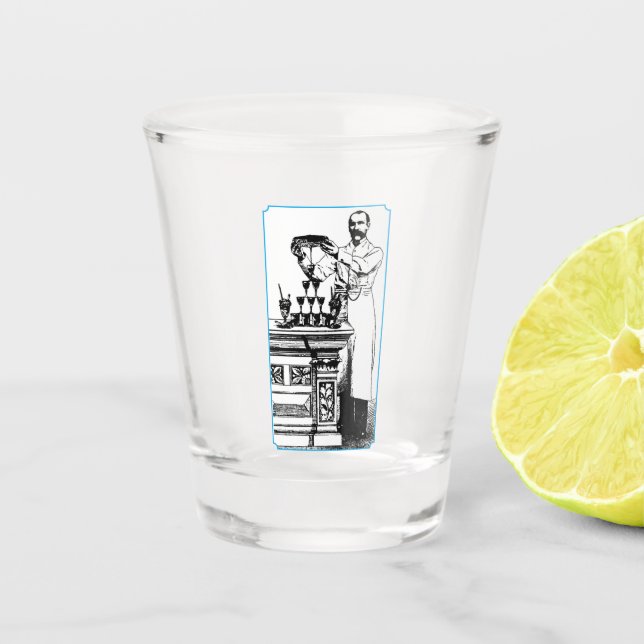 Vaso De Chupito Barrio de tiempo antiguo (Anverso)