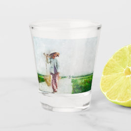 Vaso De Chupito Barware Ilustrado Creativo para Fiestas y Hogar