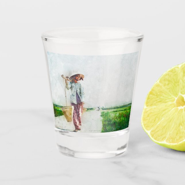 Vaso De Chupito Barware Ilustrado Creativo para Fiestas y Hogar (Anverso)