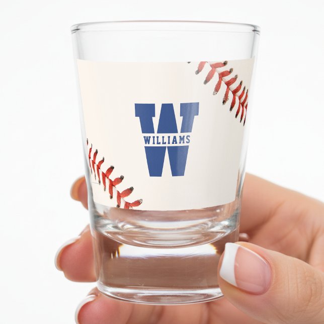 Vaso De Chupito Baseball Softball Sport Name Monogram (Baseball Softball Sport Name Monogram Shot Glass
)