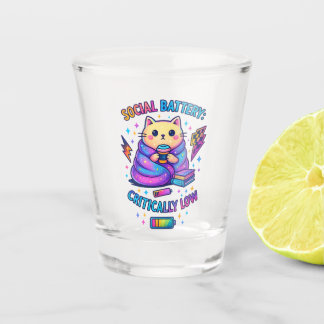 Vaso De Chupito Batería social críticamente...
